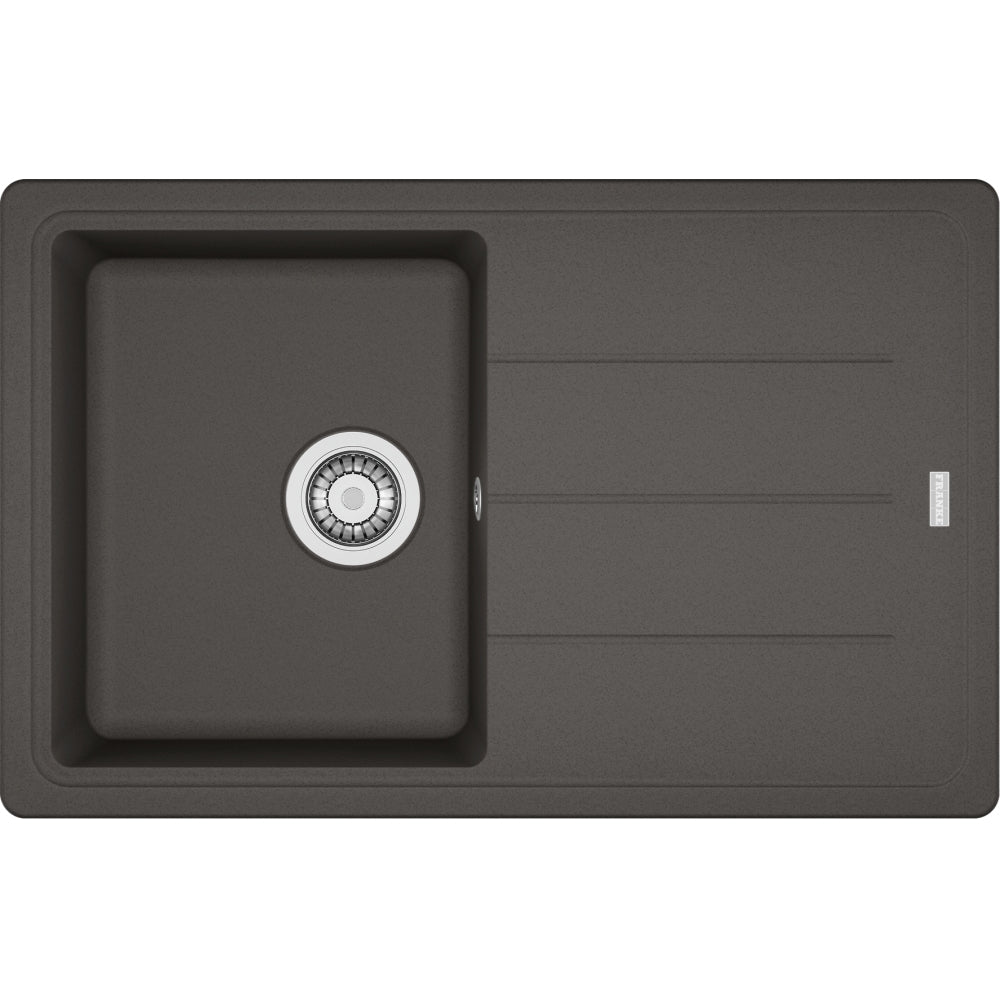 FRANKE Fragranitespüle BFG 611-78 Schiefergrau Drehknopf  114.0723.958