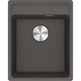 FRANKE Fragranitebecken MRG 610-37 A Schiefergrau Druckknopf 114.0715.521