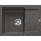 FRANKE Fragranitespüle MRG 611-62 Schiefergrau Druckknopf Edelst 114.0723.982
