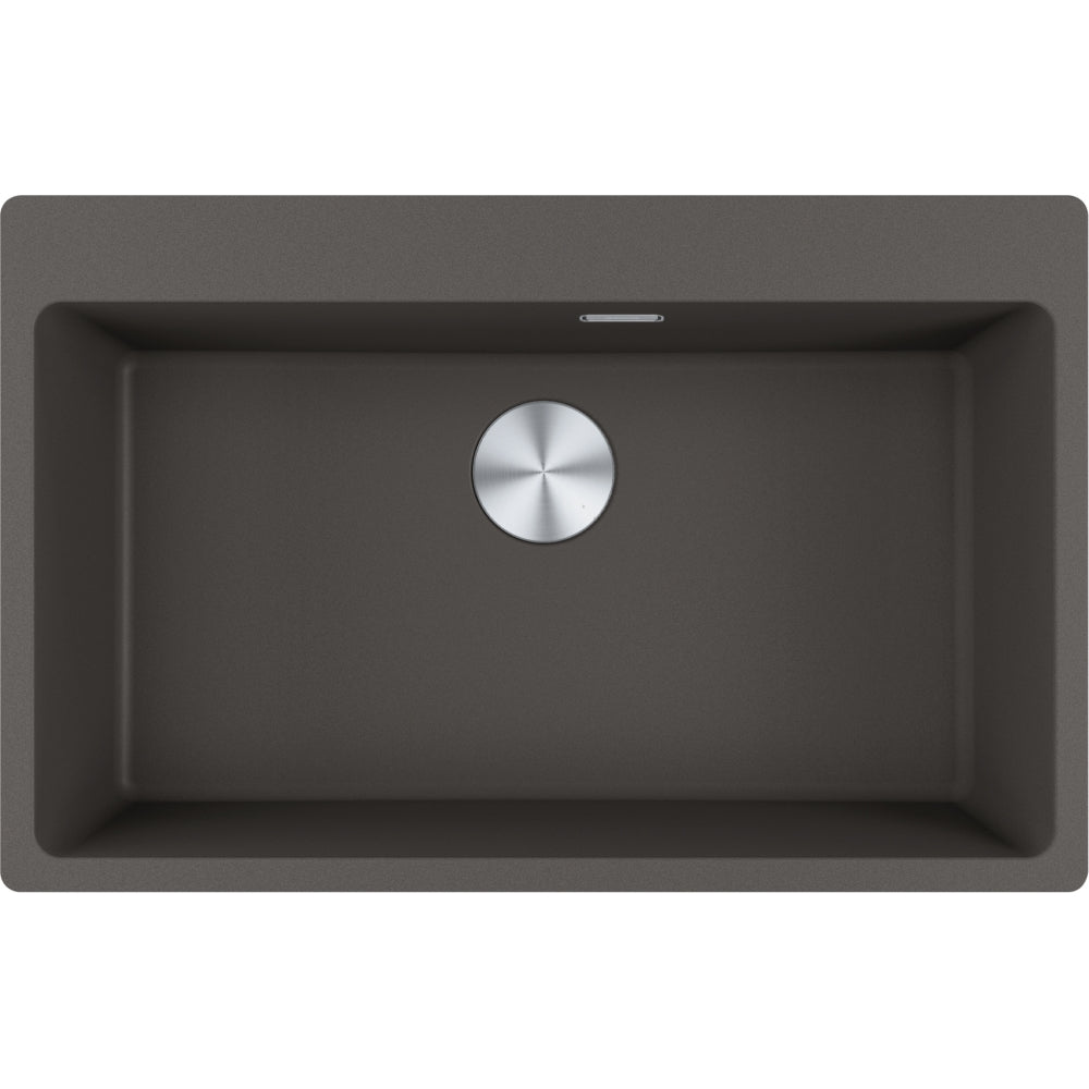 FRANKE Fragranitebecken MRG 610-73 A Schiefergrau Druckknopf 114.0715.523