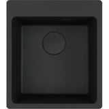 FRANKE Fragranitebecken MRG 610-39 A Black Matt Handbedienung 114.0708.035