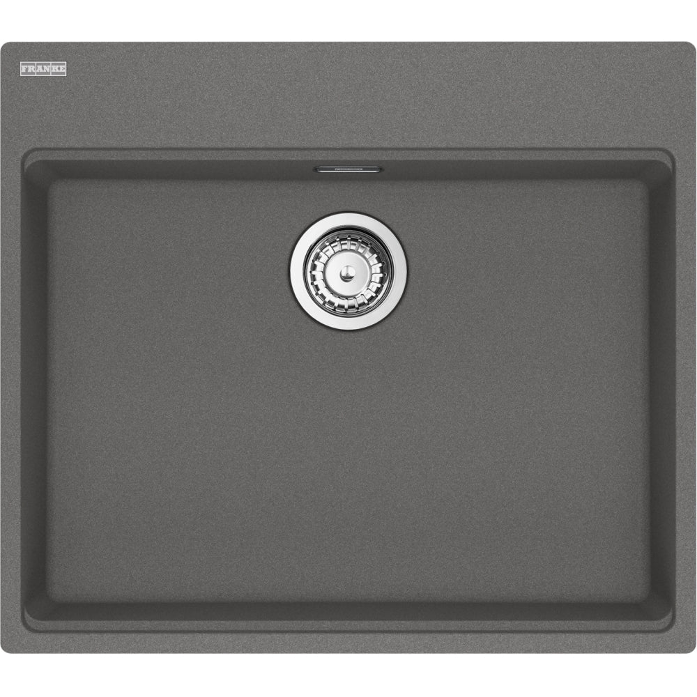 FRANKE Fragranitebecken MRG 610-60 C Steingrau Handbetätigung 114.0729.486