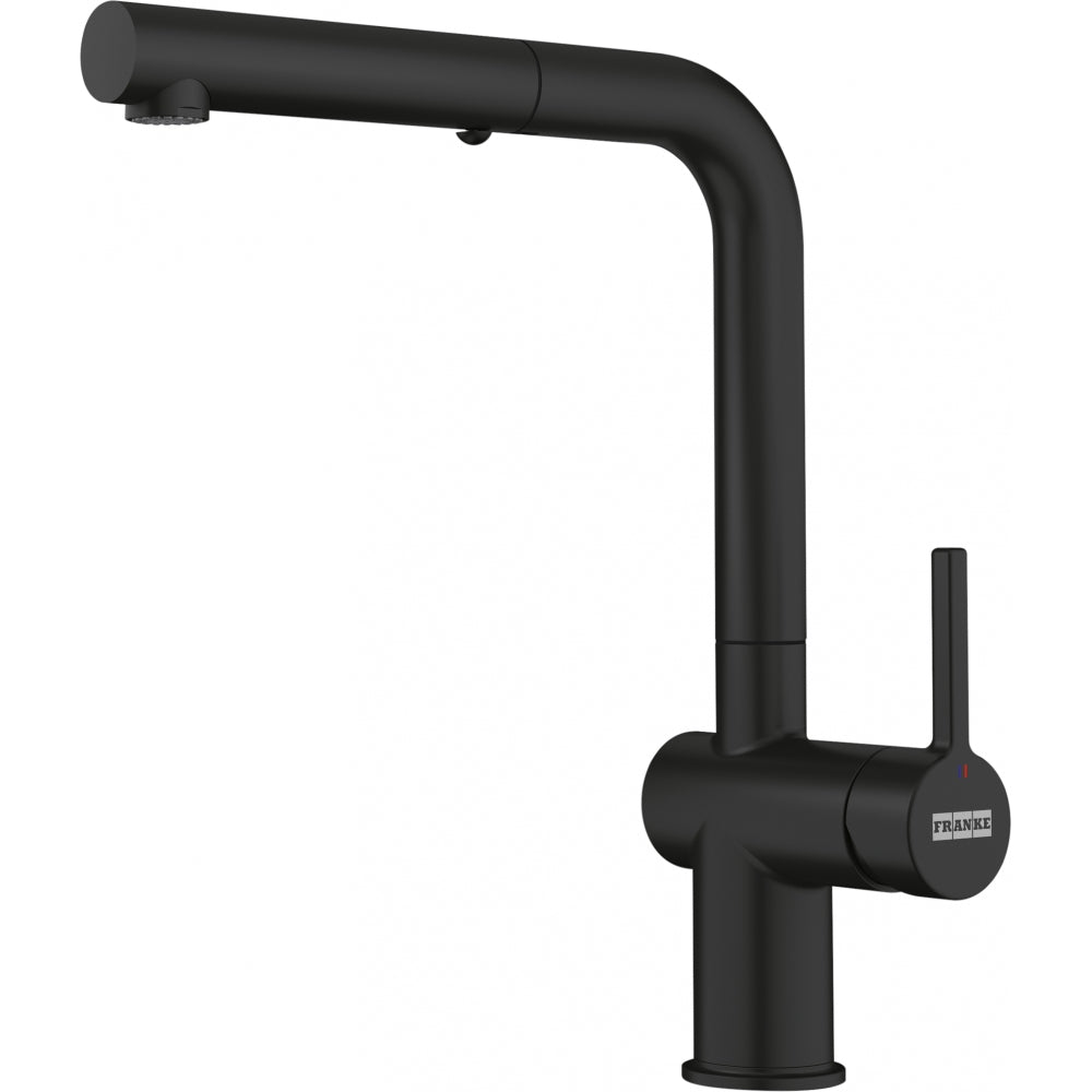 FRANKE Active L Auszugsbrause Black matt Seitenbedienung 115.0653.382