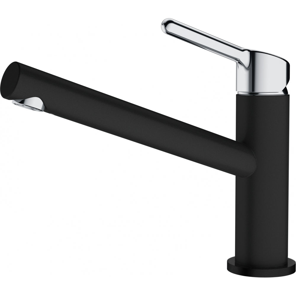 FRANKE Orbit Festauslauf Black matt Obenbedienung 115.0659.964