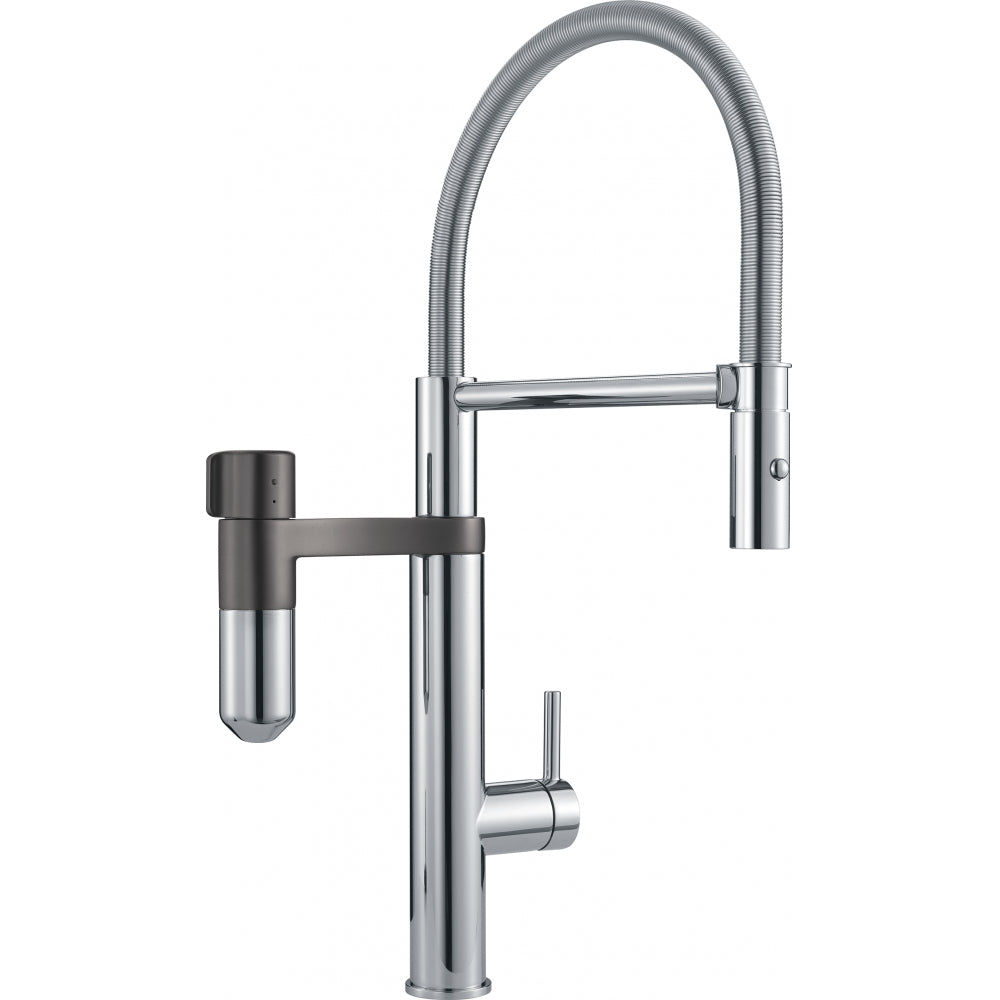 FRANKE Vital Semi-Pro Doppel-Strahl Chrom/Gun Metal Hebel 120.0621.230