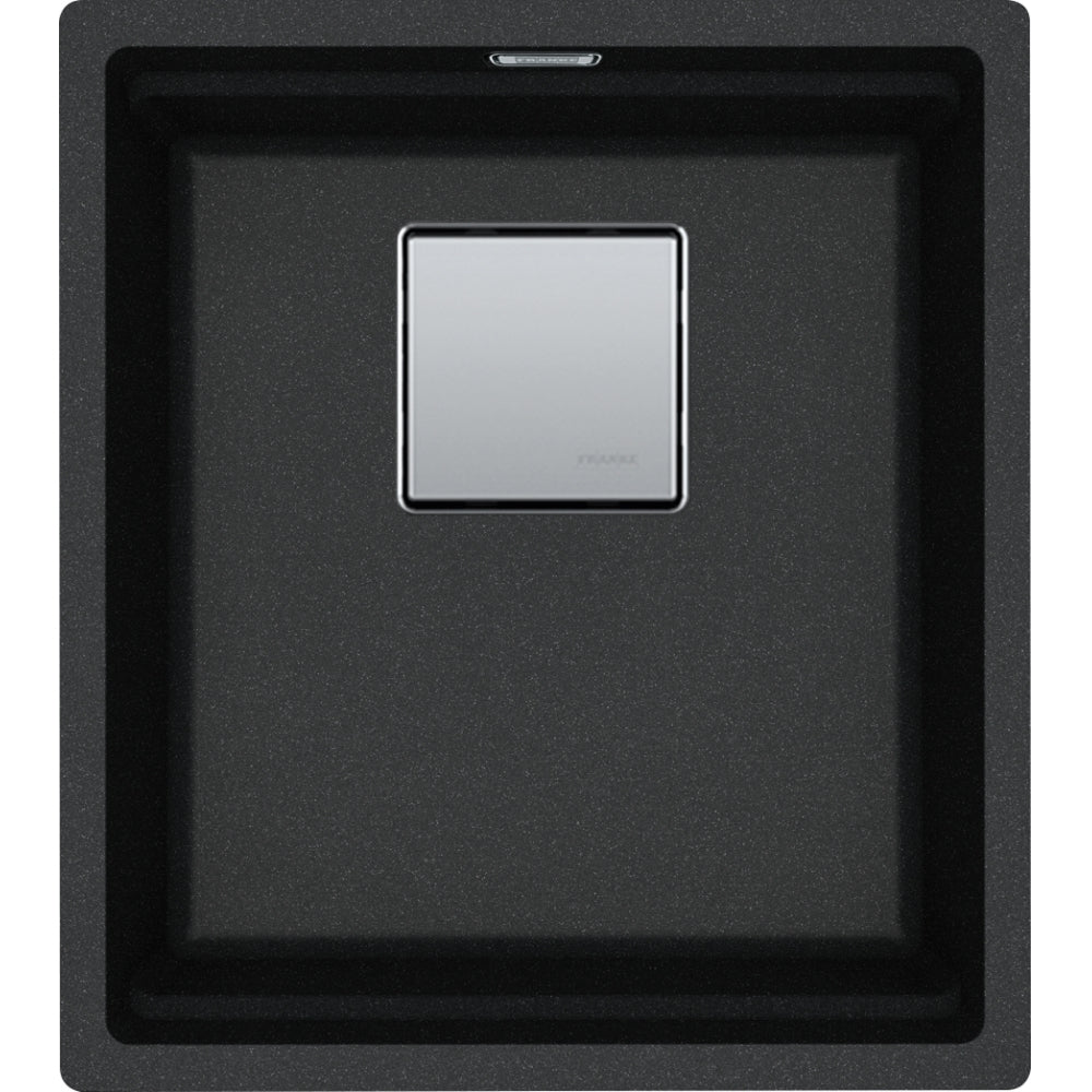 FRANKE Becken KNG 110-37 Onyx Druckknopf Edelstahl + Zubehör 125.0747.704