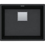 FRANKE Becken KNG 110-52 Onyx Druckknopf Edelstahl + Zubehör 125.0747.708