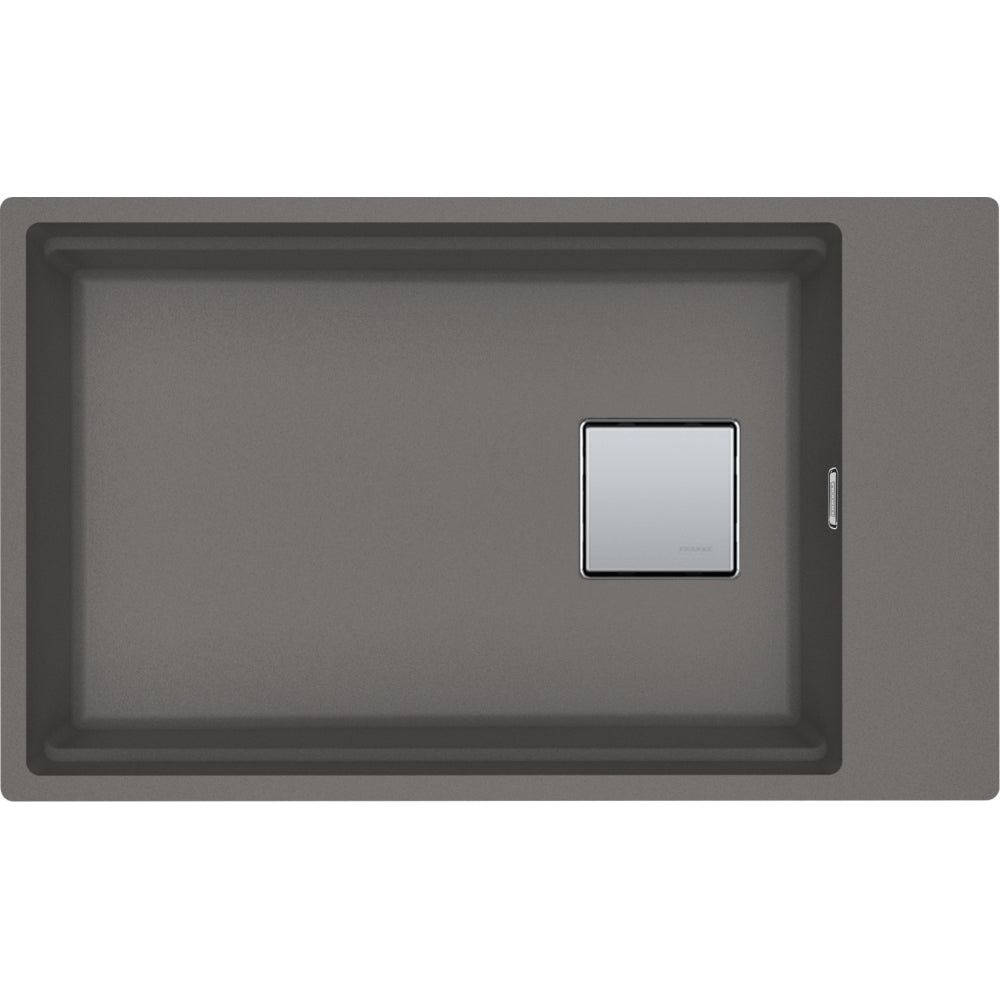 FRANKE Fragranitebecken KNG 110-62 Steingrau Druckknopf Edelstahl 125.0512.518