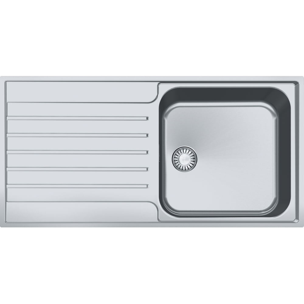 FRANKE Edelstahlspüle AGX 211-100  Edelstahl Druckknopf Edelstahl 127.0380.396