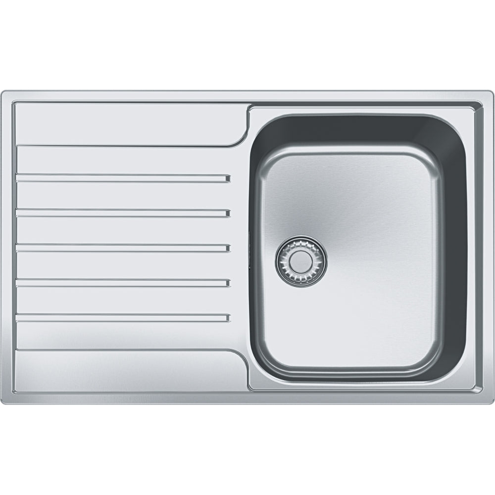 FRANKE Edelstahlspüle AGX 211-78 Edelstahl Druckknopf Edelstahl 127.0476.541