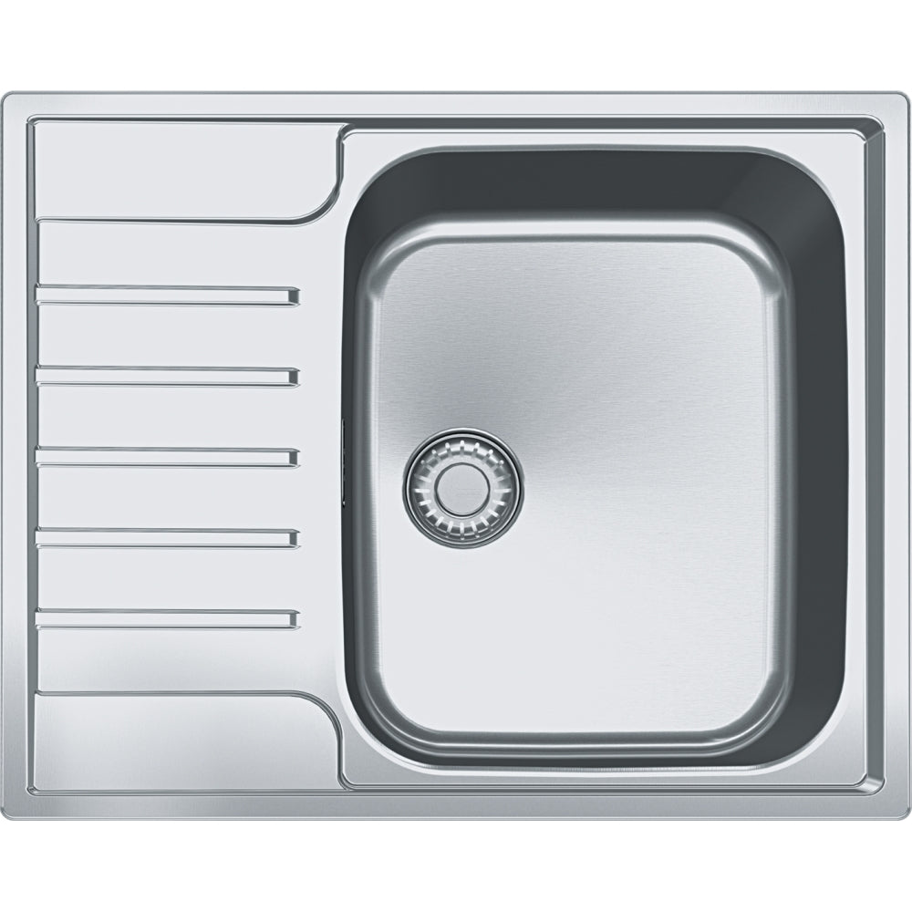 FRANKE Edelstahlspüle AGX 211-62 Edelstahl Druckknopf Edelstahl 127.0476.450