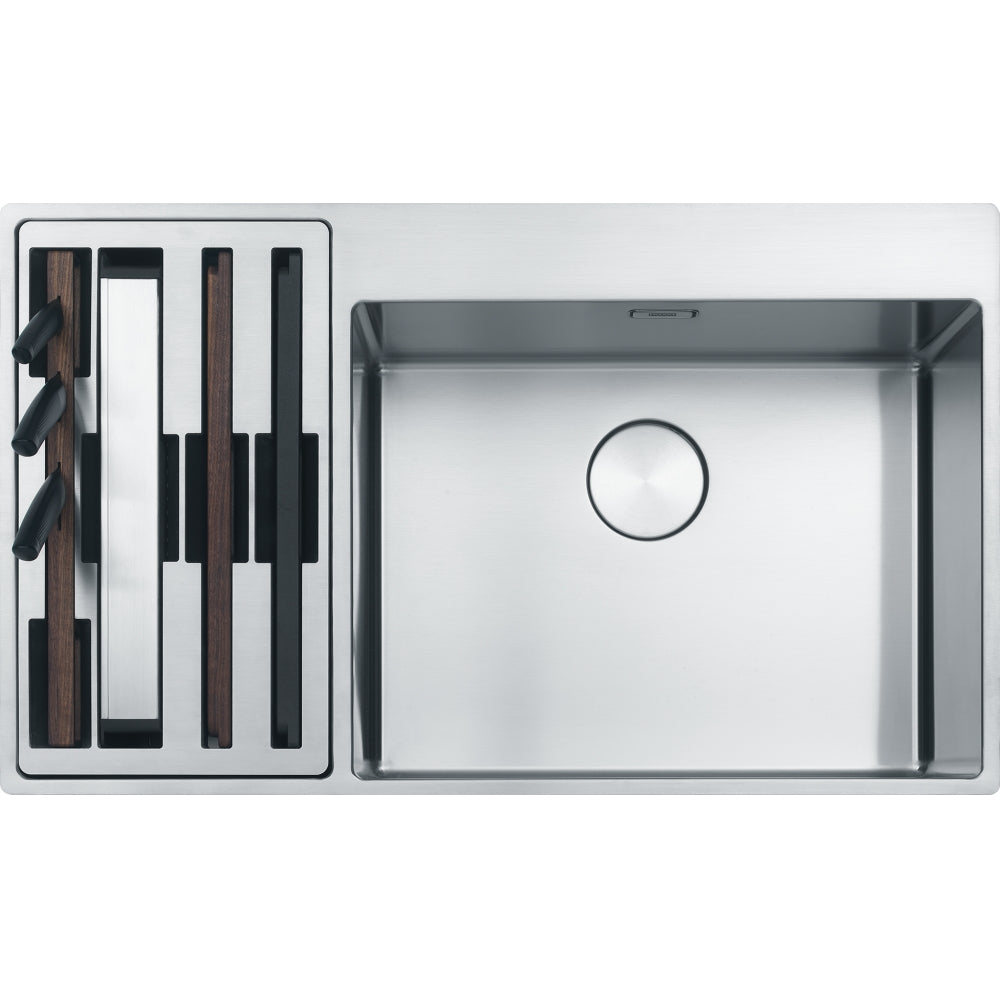 FRANKE Edelstahlbecken BWX220-54-27A  Edelstahl Druckknopf Edelstahl 127.0558.824