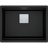 FRANKE Becken KNG 210-53 Black Matt Druckknopf Edelstahl 135.0747.291