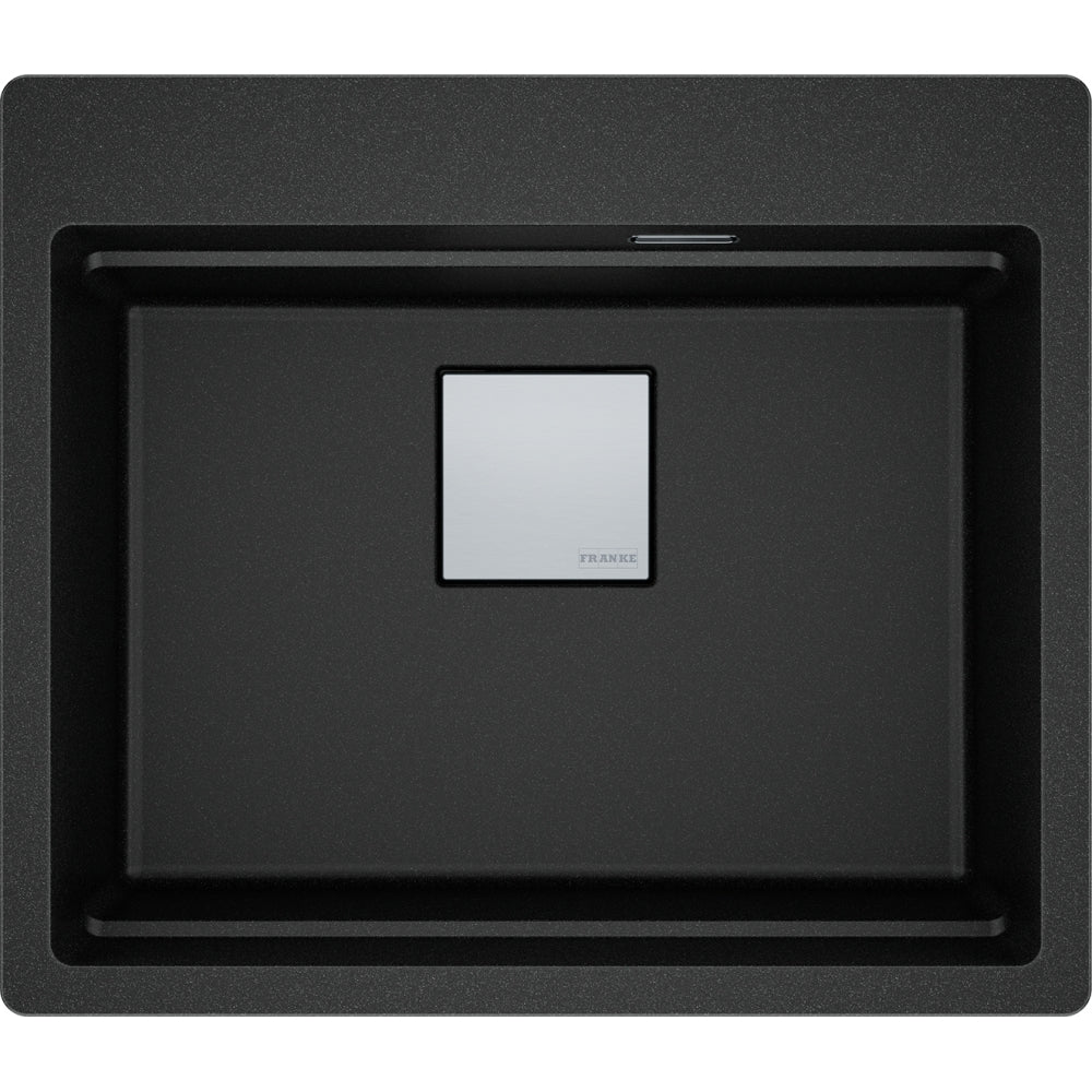 FRANKE Becken KNG 210-53 A Onyx Druckknopf Edelstahl 135.0747.288