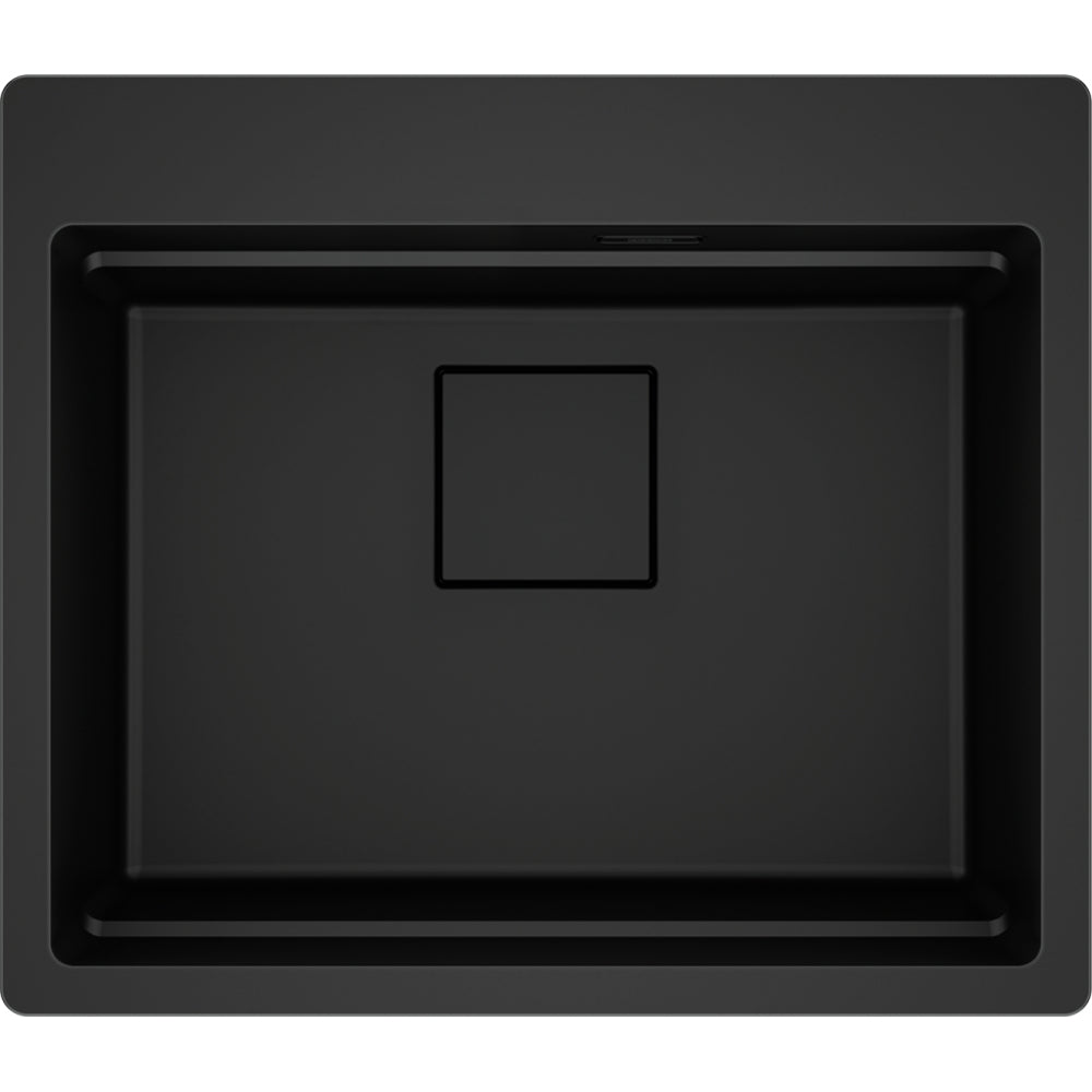 FRANKE Becken KNG 210-53 A Black C Drehknopf Black matt Collect. 135.0747.297