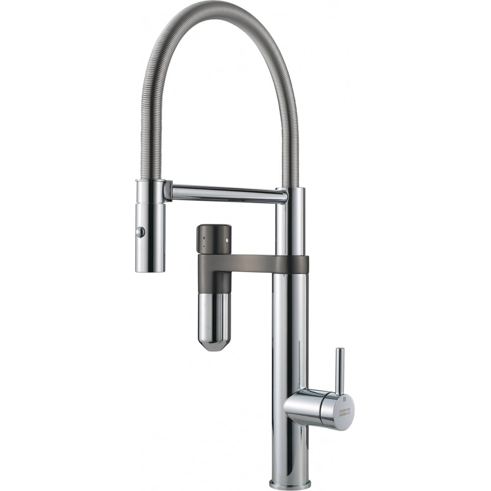 FRANKE Vital Semi-Pro Doppel-Strahl Chrom/Gun Metal Hebel 120.0621.230