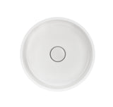 SYSTEMCERAM Einbauspüle Patera 40 U/g Grönland 12 inkl. Excenterbetätigung, für 50 cm Schrankbreite, mit geschliffener Oberseite, inkl. Ablauf mit keramischer Abdeckung und Geberit Clou- Überlaufsystem, verschließbar Unterbau keine Beckenlage 34200212
