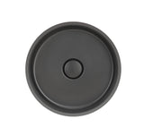 SYSTEMCERAM Einbauspüle Patera 40 U/g Schiefer 85 inkl. Excenterbetätigung, für 50 cm Schrankbreite, mit geschliffener Oberseite, inkl. Ablauf mit keramischer Abdeckung und Geberit Clou- Überlaufsystem, verschließbar Unterbau keine Beckenlage 34200285