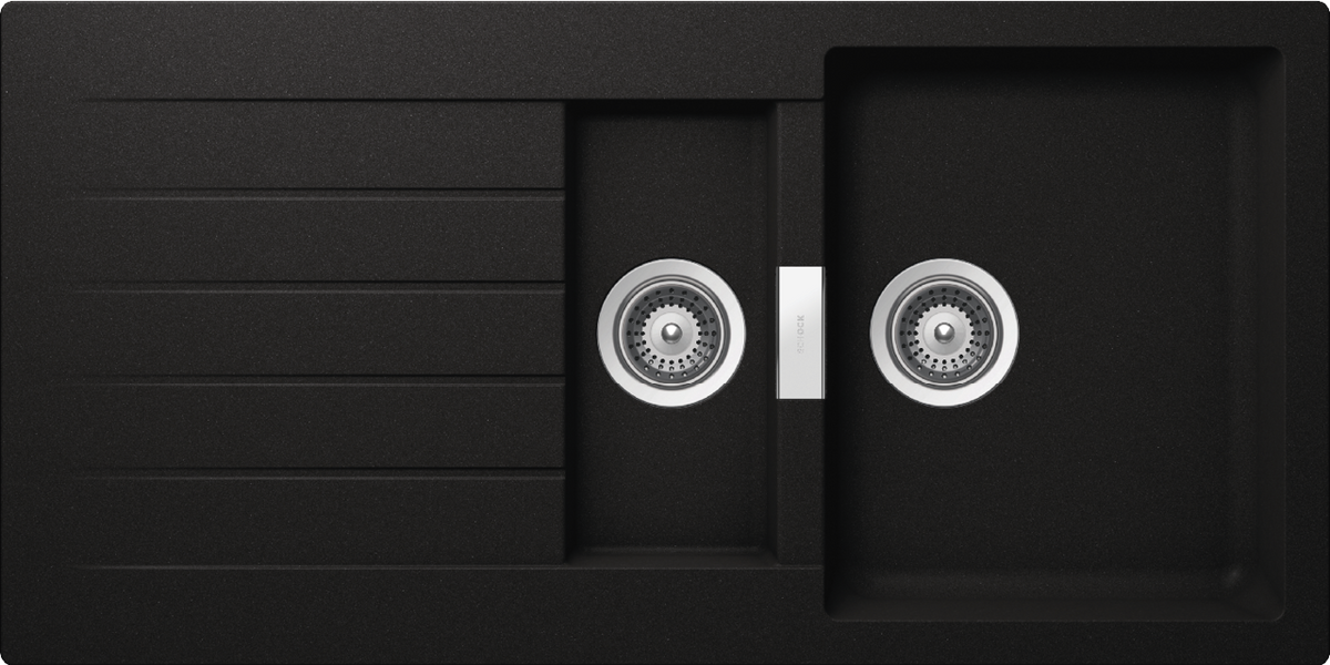 SCHOCK Spüle Auflage Primus D-150-A Cristalite Nero PRID150AGNE