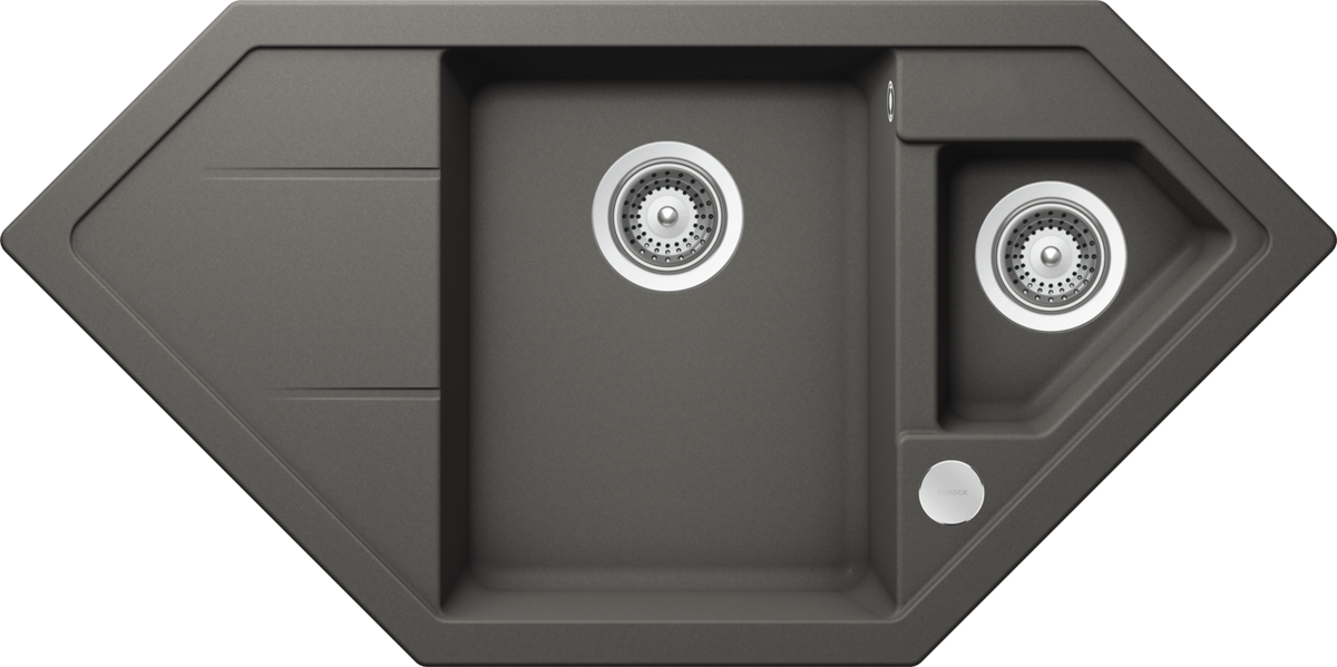 SCHOCK Spüle Unterbau Signus C-150-U Cristadur Silverstone SIGC150USIL