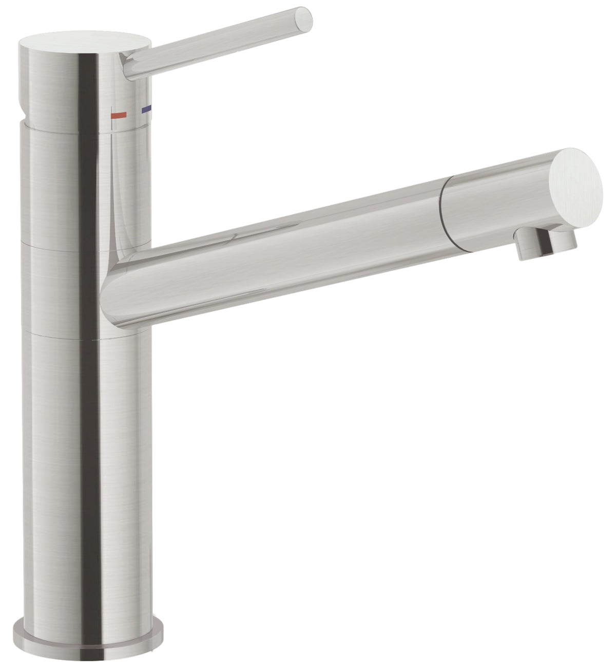 SYSTEMCERAM Armatur Snow Edelstahl finish   10372