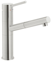SYSTEMCERAM Armatur Snow h. Ausl. Edelstahl finish   10373