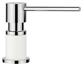 BLANCO LATO Spülmittelspender SILGRANIT-Look zweifarbig felsgrau/chrom 525817