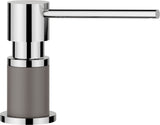 BLANCO LATO Spülmittelspender SILGRANIT-Look zweifarbig vulkangrau/chrom 526954