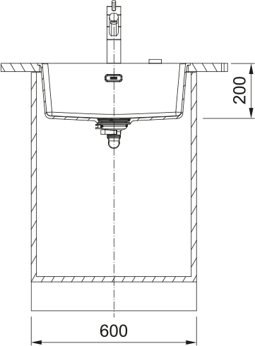 FRANKE Fragranitebecken MRG 110-52 Black Matt Handbedienung  125.0683.184