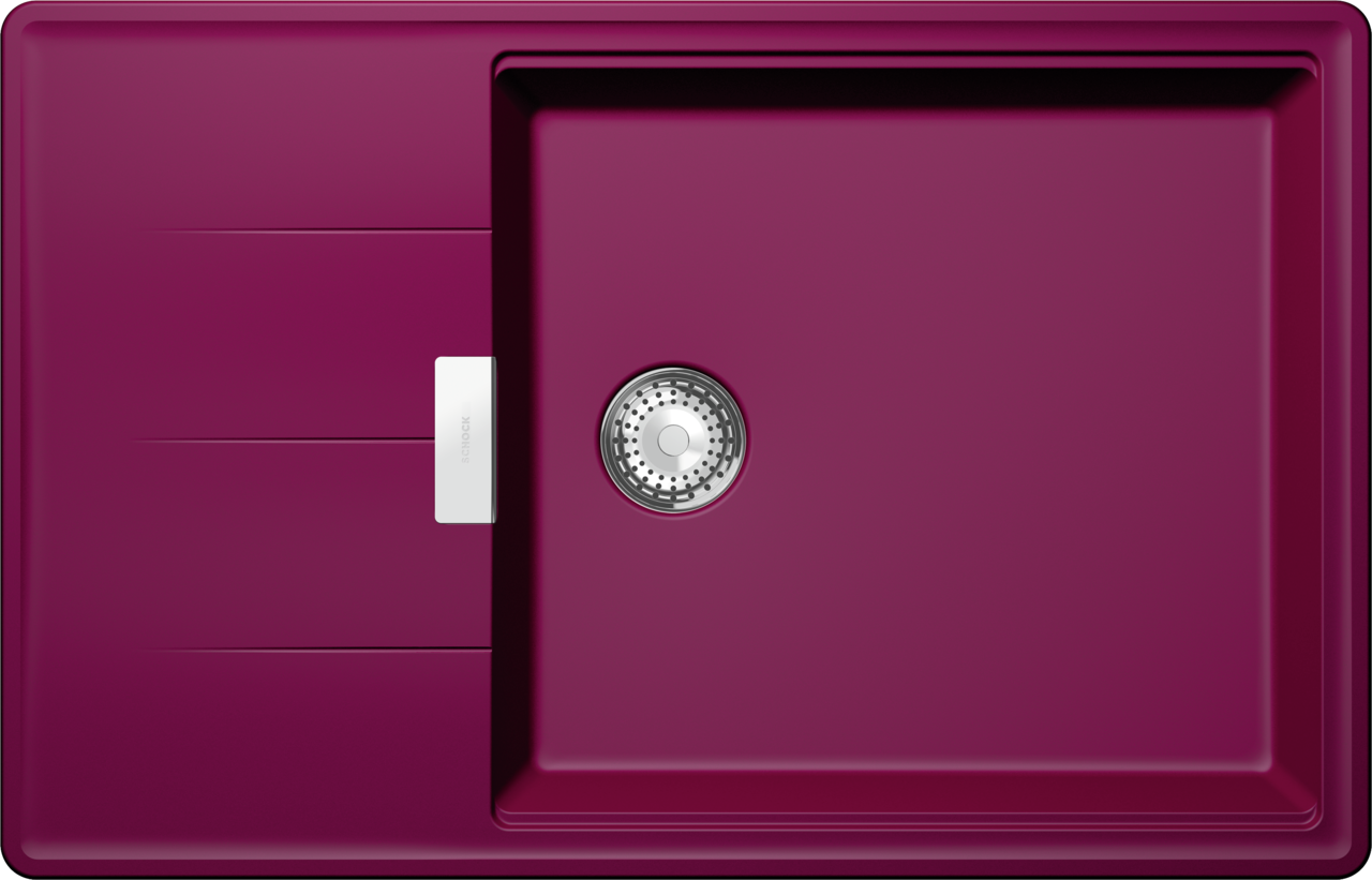 SCHOCK Spüle Auflage Tia D-100LS-A Cristadur Berry TIAD100LSABRY