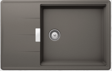 SCHOCK Spüle Auflage Tia D-100LS-A Cristadur Silverstone TIAD100LSASIL