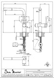 SYSTEMCERAM Armatur Sila heraus. Ausl. Chrom ND 10004