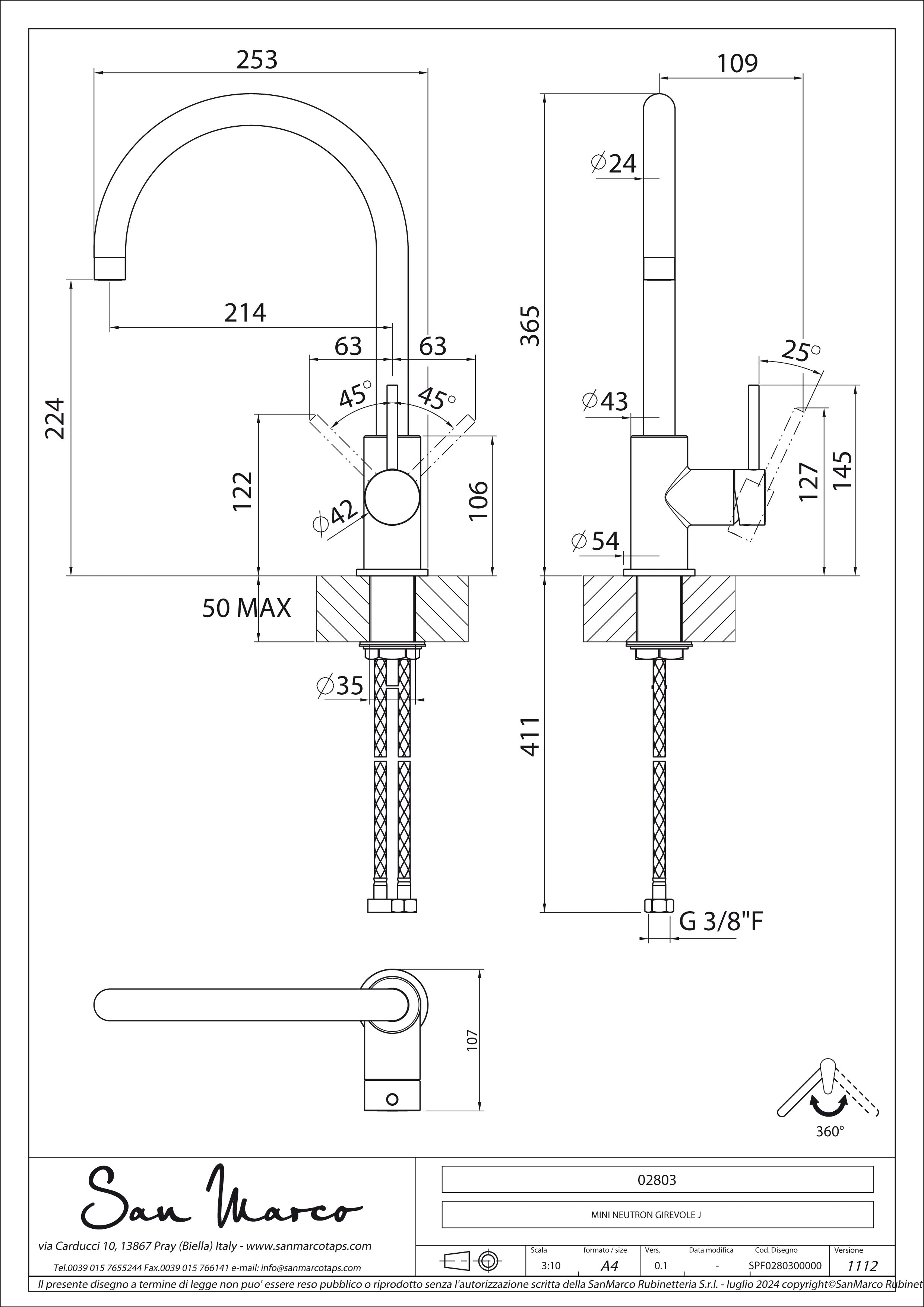SYSTEMCERAM Armatur Fresh Chrom 10010