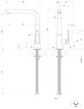 SYSTEMCERAM Armatur Tono Schwarz 360° drehbar   18736