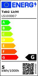 Tebü LED Rechteckleuchten-SET 6048-3 (4000 K) 3er Set