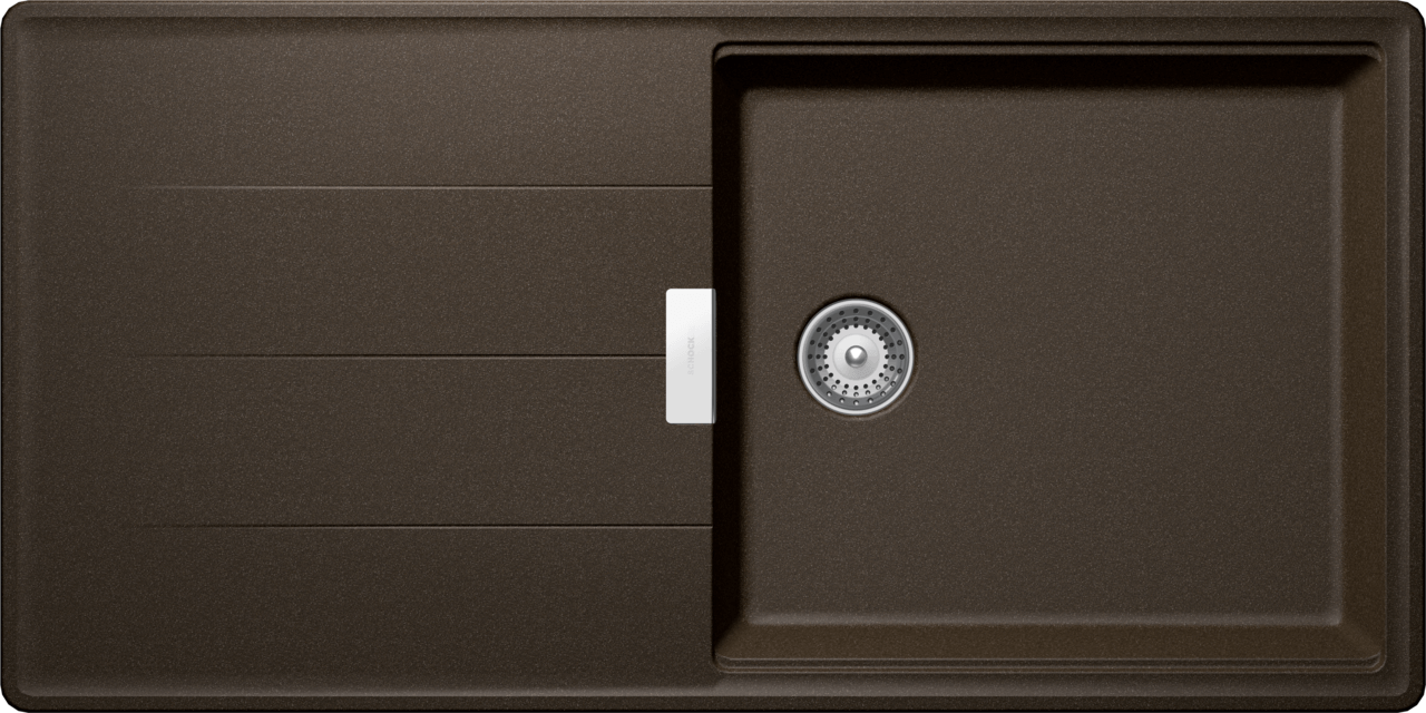 SCHOCK Spüle Unterbau Tia D-100L-U Cristadur Bronze TIAD100LUBRO