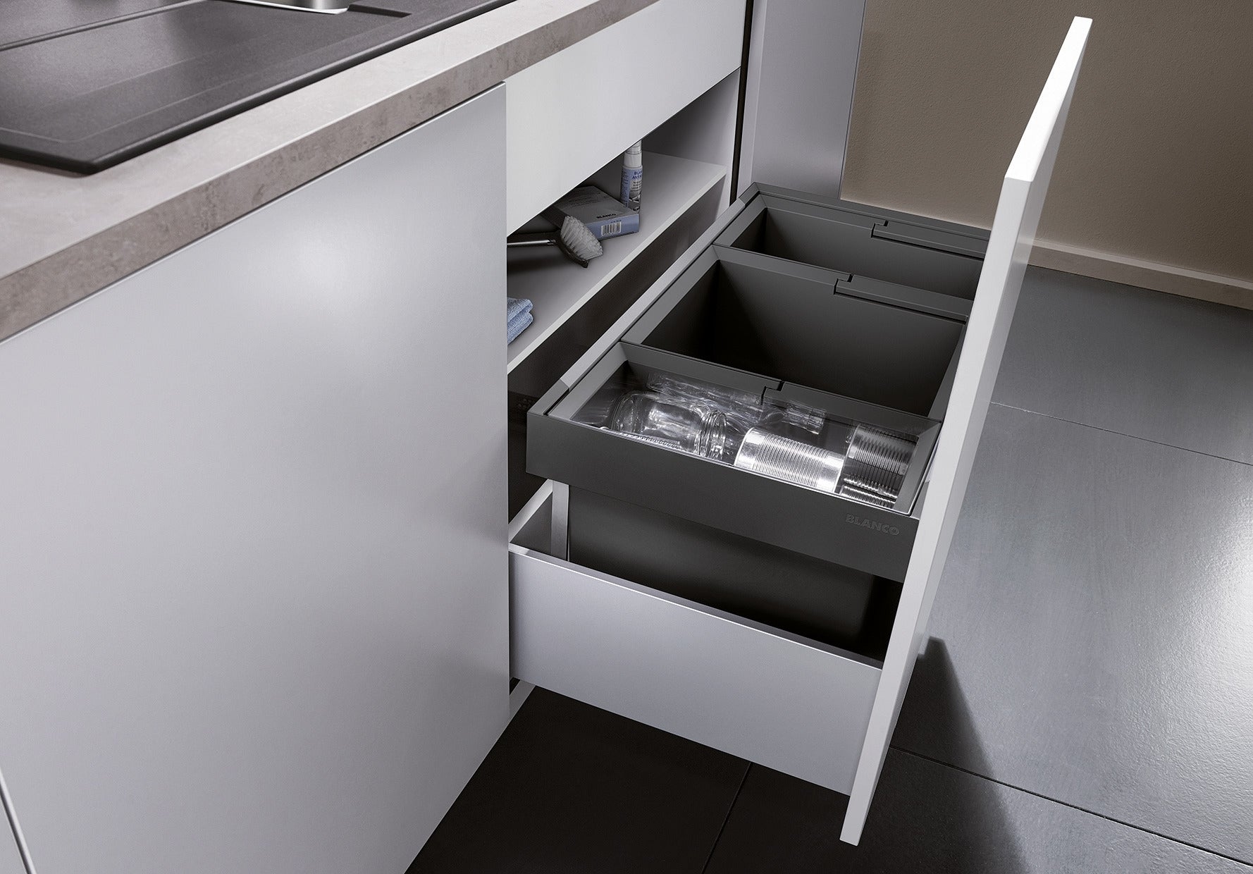 BLANCO FLEXON II Low 80/3 Kunststoff, Stahlblech 525221