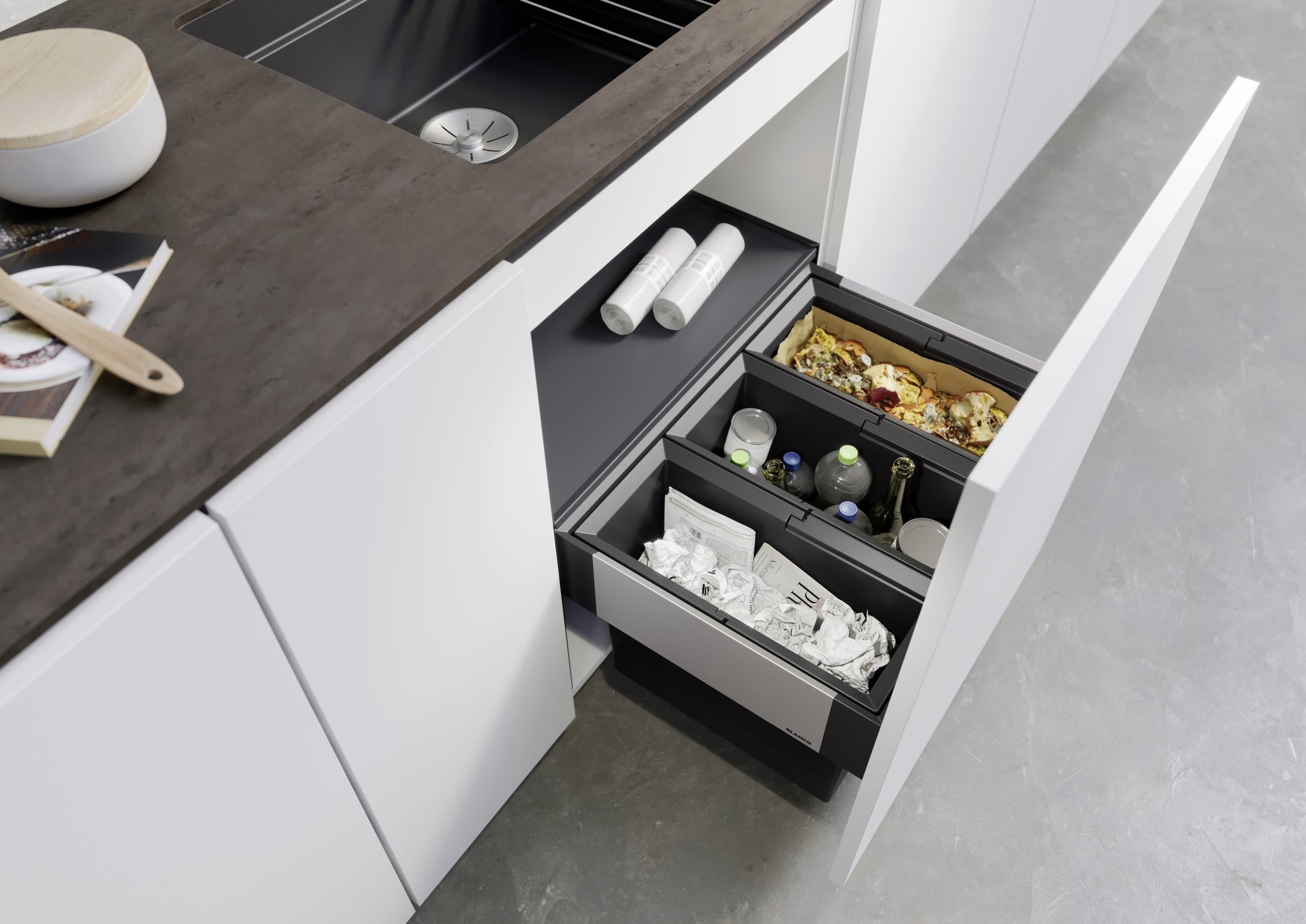 BLANCO SELECT II 60/3 Kunststoff, Stahlblech 526204