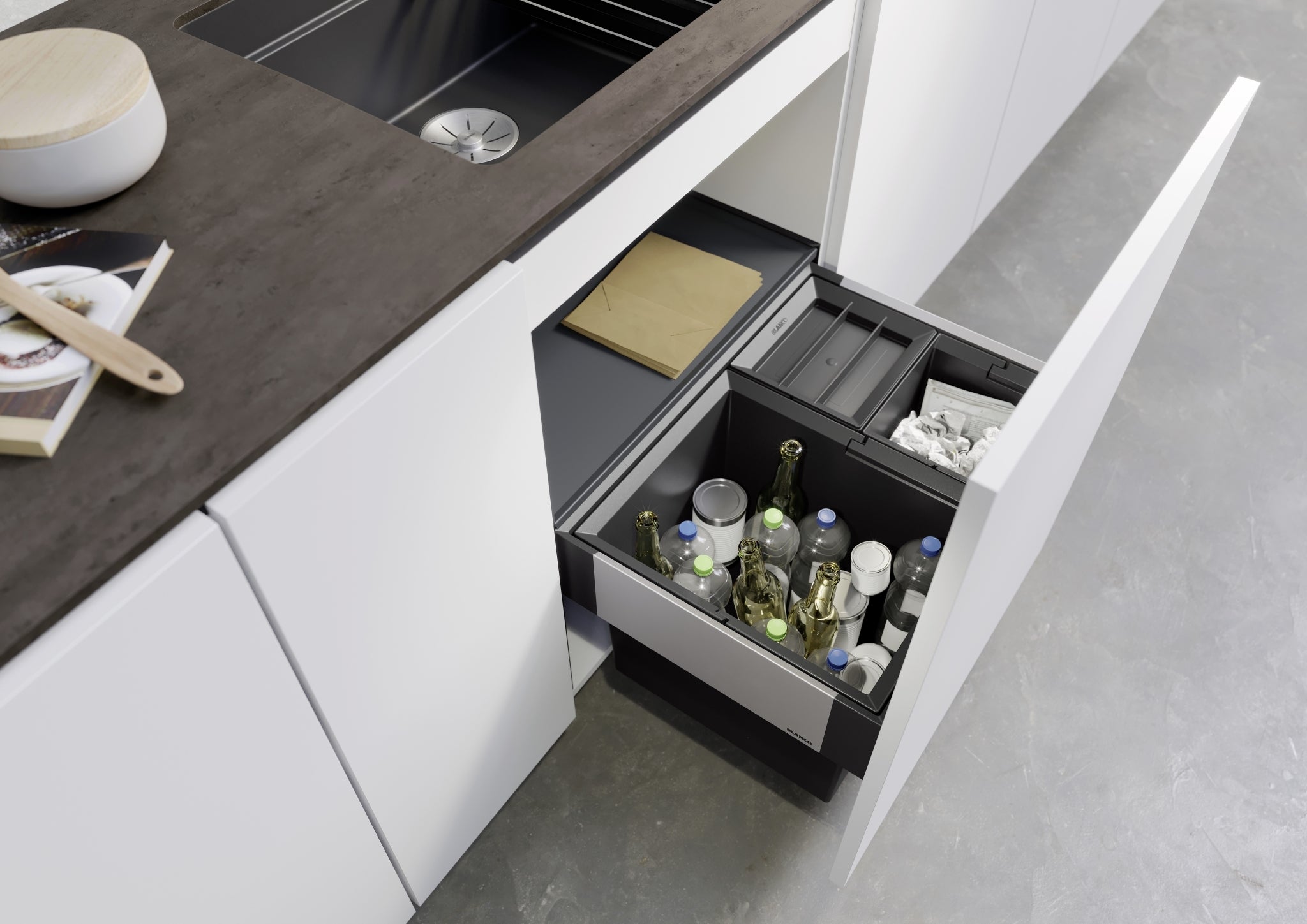 BLANCO SELECT II XL 60/3 Kunststoff, Stahlblech 526205