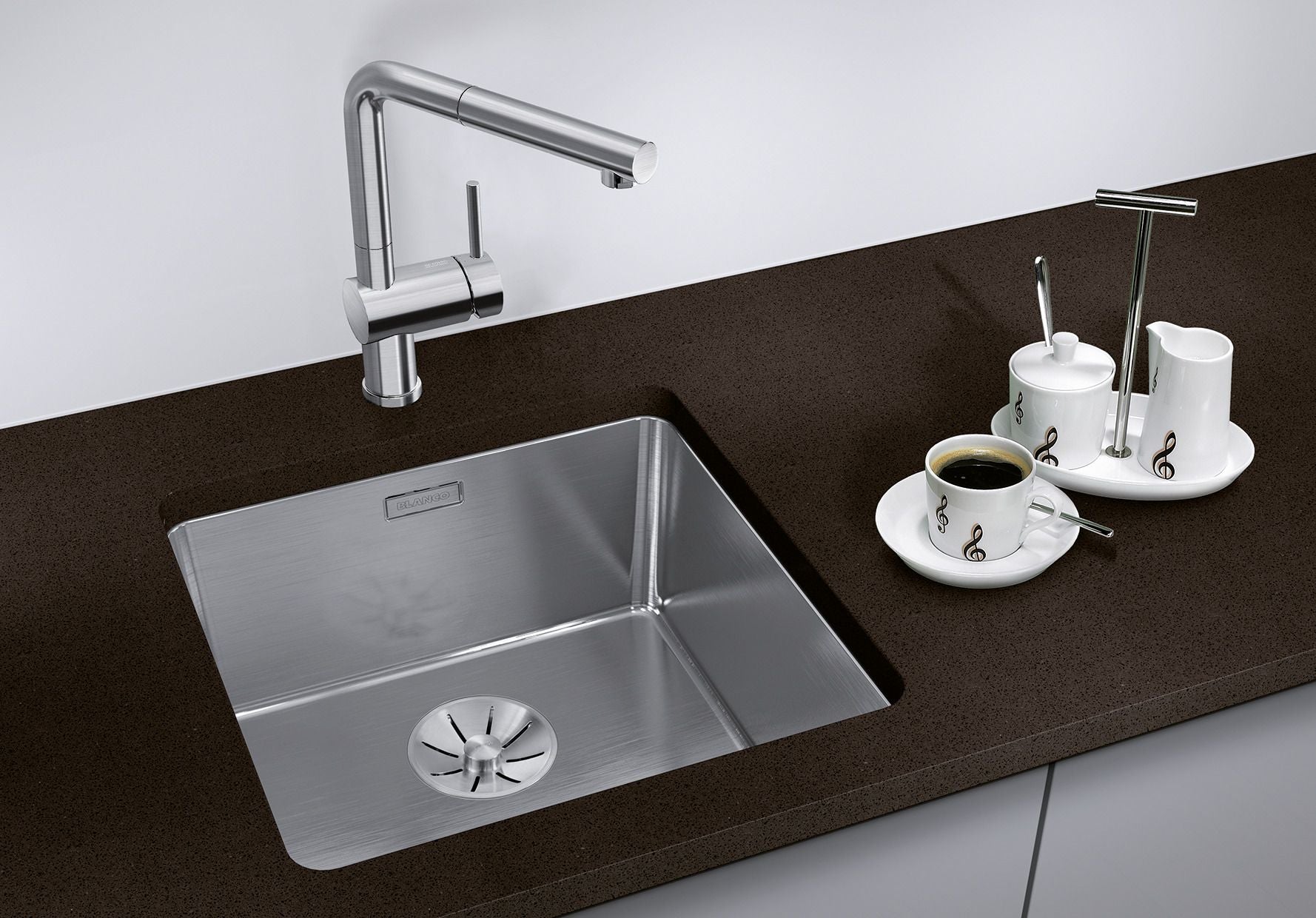 BLANCO ANDANO 400-U Edelstahl Seidenglanz ohne Ablauffernbedienung 522959