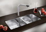 BLANCO ANDANO 400/400-U Edelstahl Seidenglanz ohne Ablauffernbedienung 522987