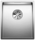 BLANCO CLARON 340-IF Edelstahl Seidenglanz ohne Ablauffernbedienung keine Beckenlage 521570