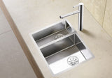 BLANCO CLARON 340/180-IF Edelstahl Seidenglanz ohne Ablauffernbedienung Hauptbecken rechts 521608