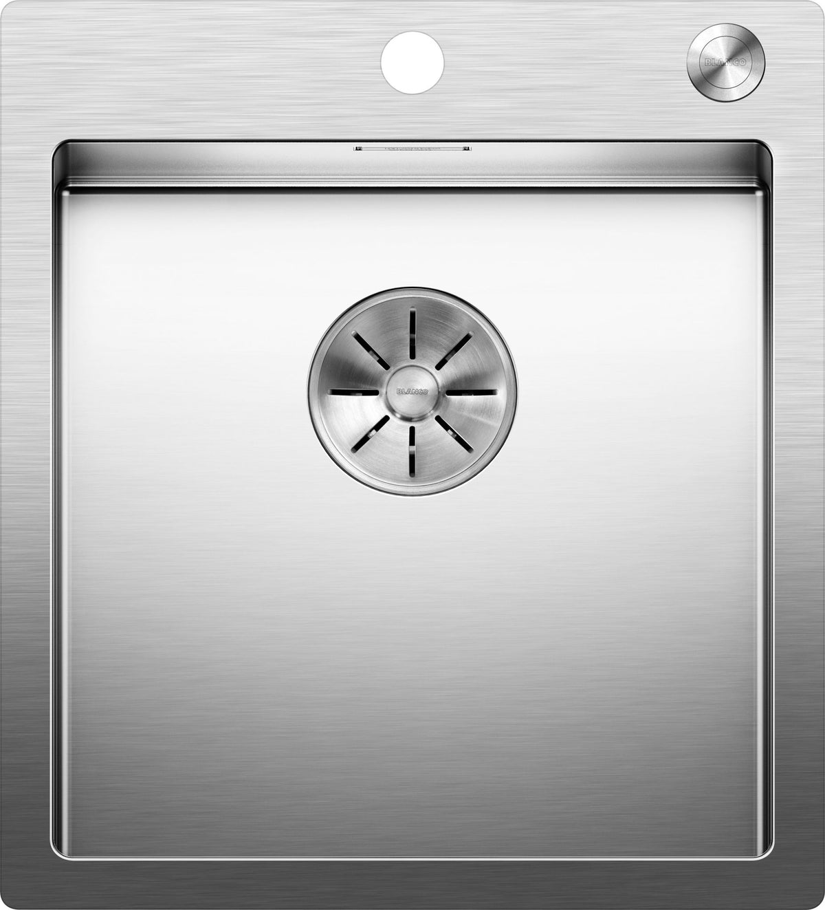 BLANCO CLARON 400-IF/A Edelstahl Seidenglanz mit Ablauffernbedienung keine Beckenlage 521632