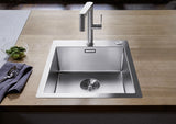 BLANCO CLARON 400-IF/A Durinox Edelstahl Durinox mit Ablauffernbedienung keine Beckenlage 523392
