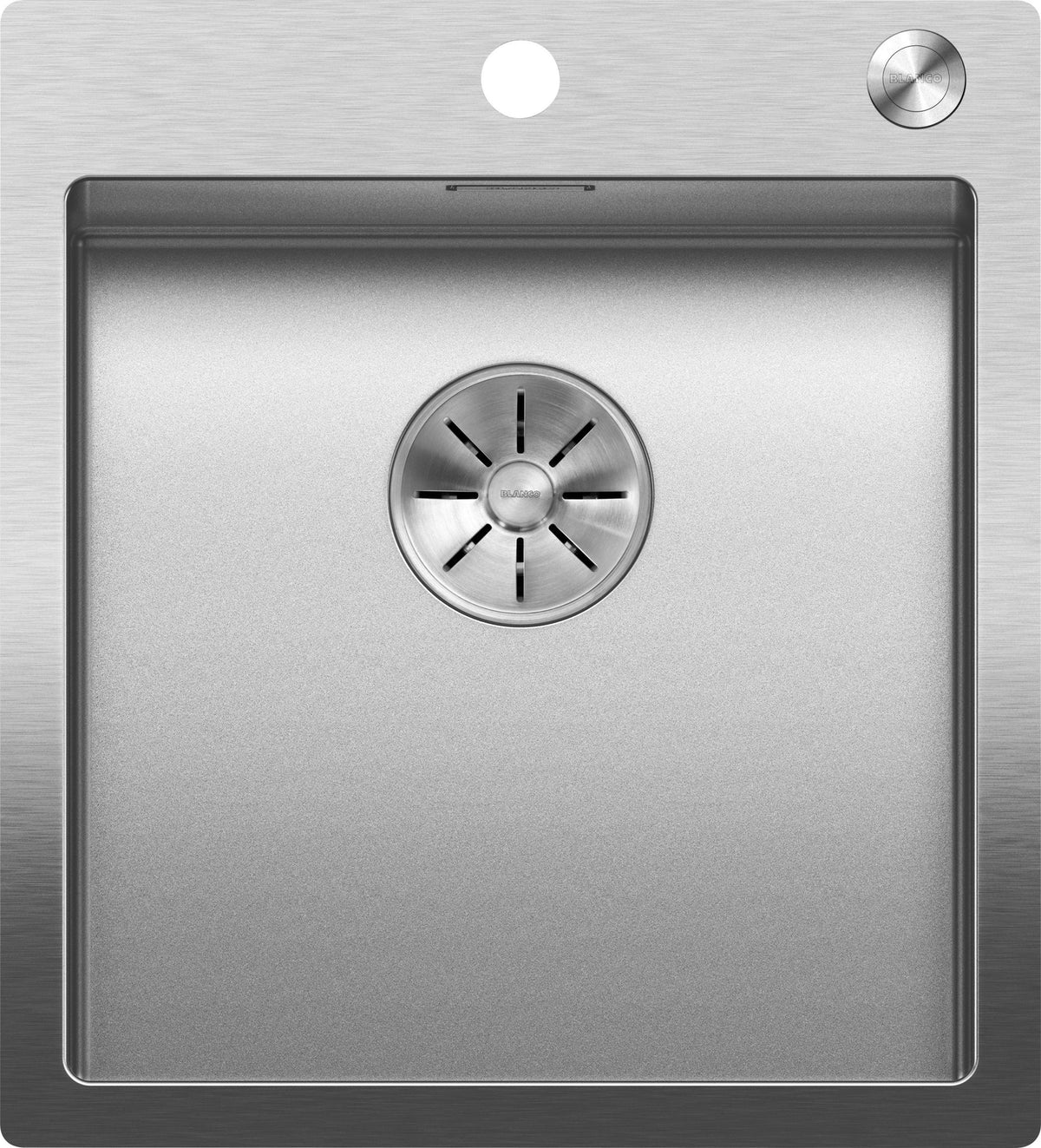 BLANCO CLARON 400-IF/A Durinox Edelstahl Durinox mit Ablauffernbedienung keine Beckenlage 523392