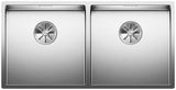 BLANCO CLARON 400/400-IF Edelstahl Seidenglanz ohne Ablauffernbedienung 521617