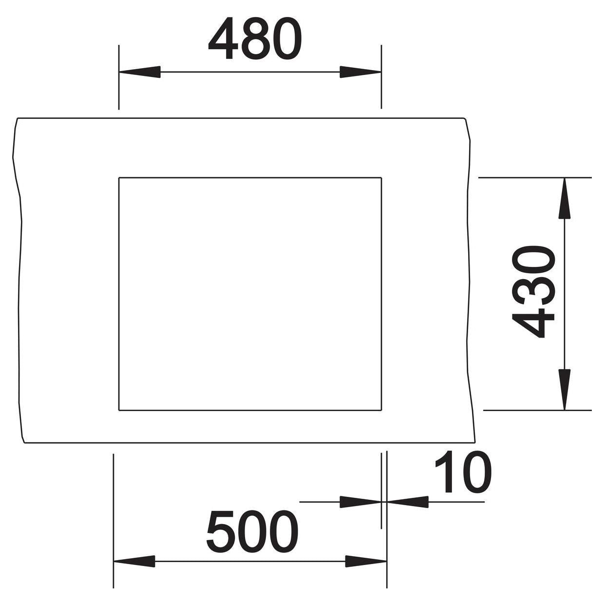 BLANCO CLARON 450-IF Edelstahl Seidenglanz ohne Ablauffernbedienung keine Beckenlage 521574