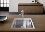 BLANCO CLARON 500-IF/A Edelstahl Seidenglanz mit Ablauffernbedienung keine Beckenlage 521633