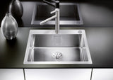 BLANCO CLARON 550-IF/A Edelstahl Seidenglanz mit Ablauffernbedienung keine Beckenlage 521639